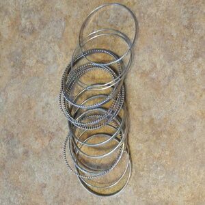 Bangle Bracelets Set of 17